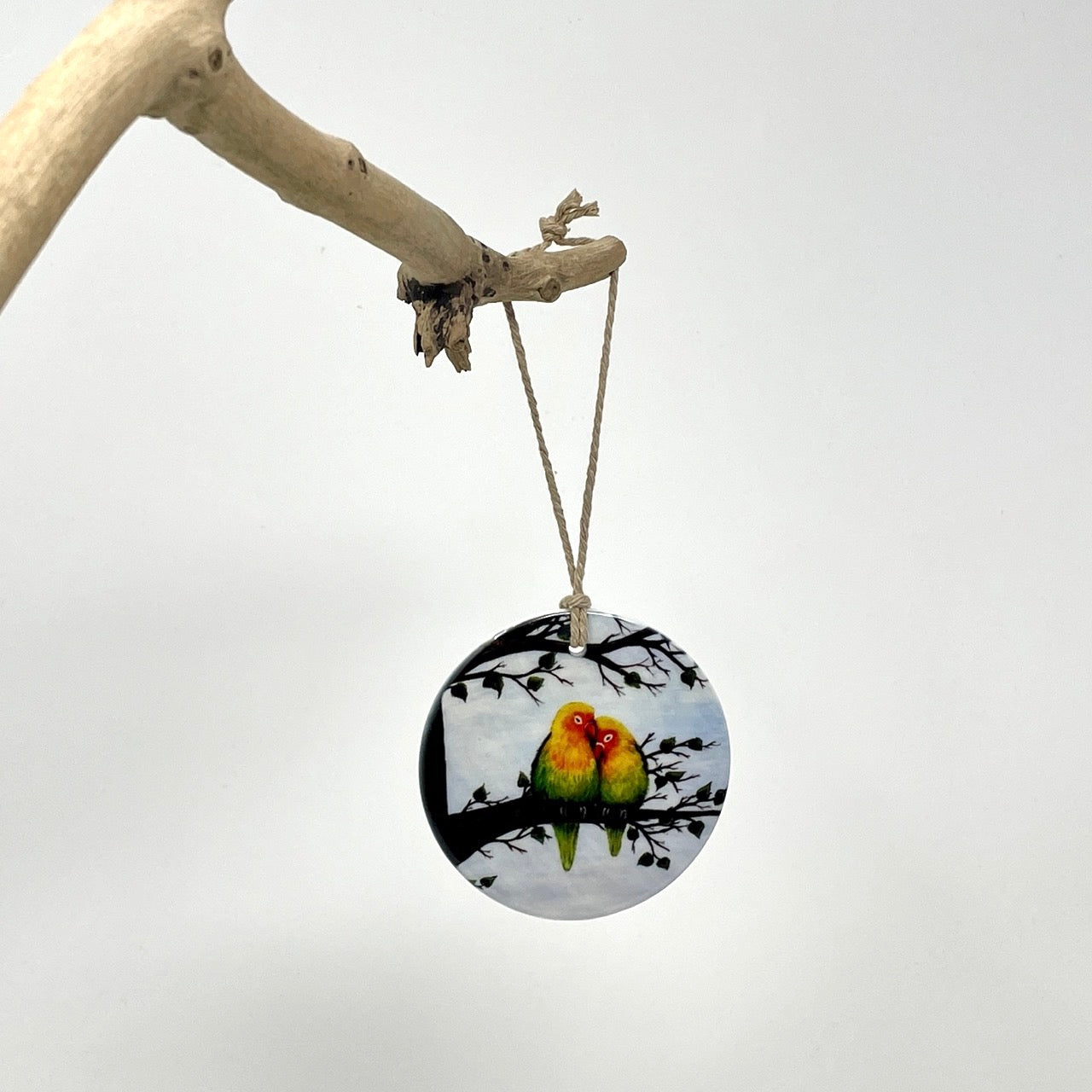 Lovebirds~ Ceramic decoration