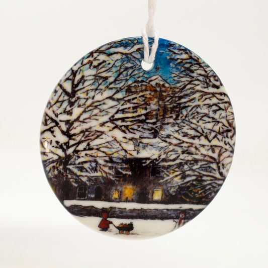 Redhood at Hexham Abbey~ Ceramic decoration