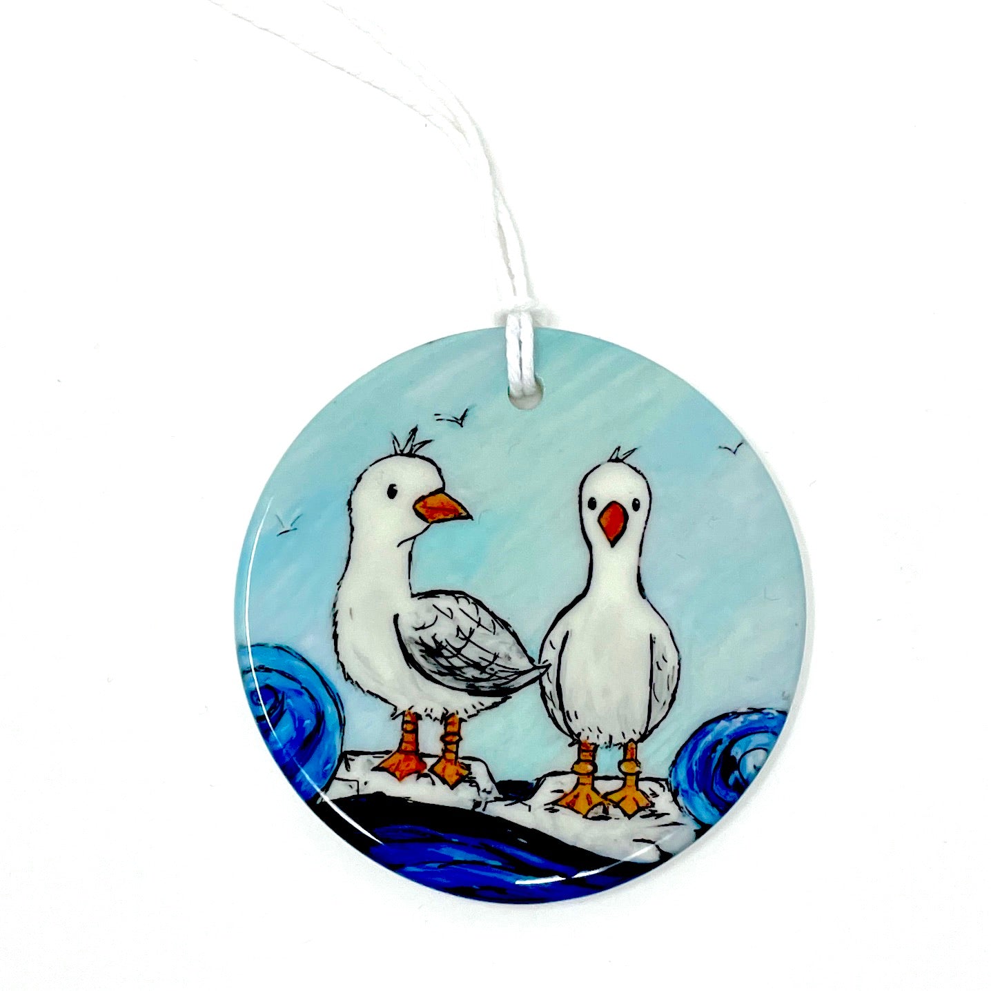 Seagulls~ Ceramic decoration