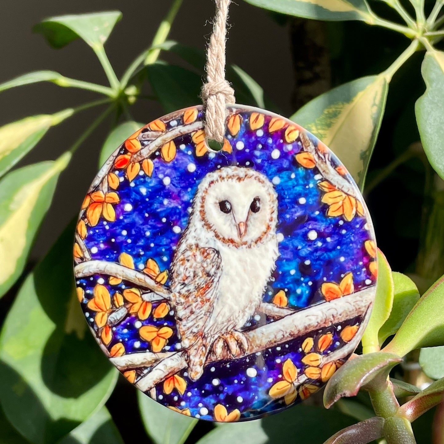 Barn Owl~ Ceramic decoration
