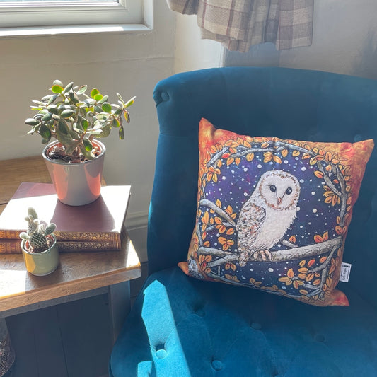 Barn Owl~ Cushion