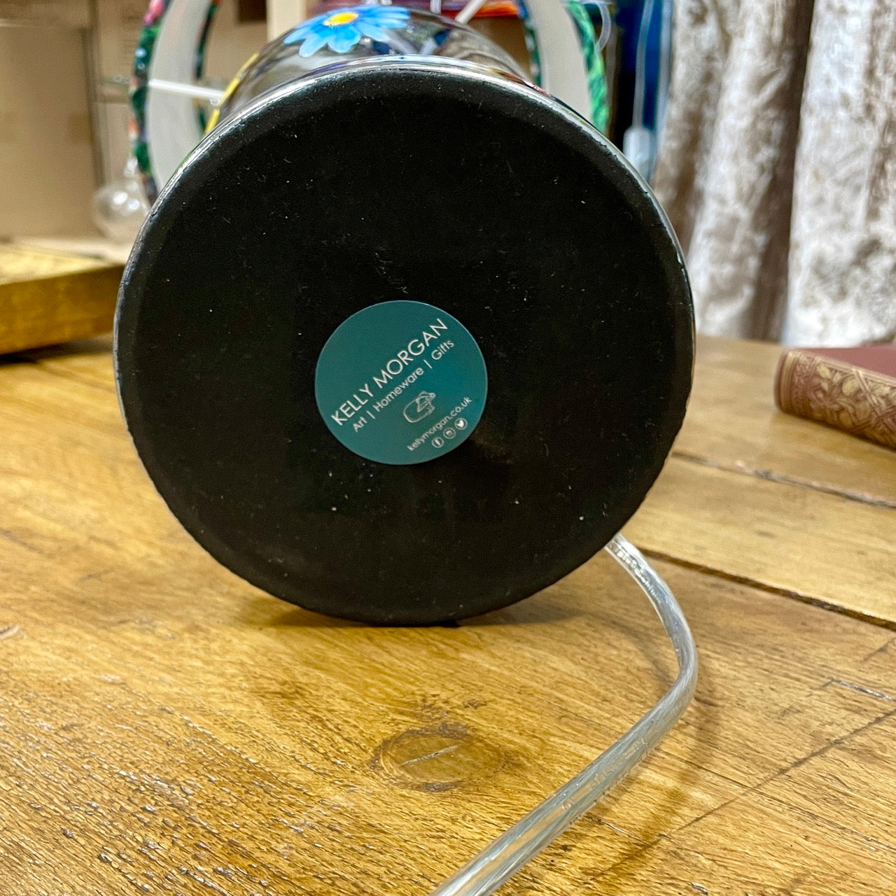 Flower Power~ One of a kind table lamp