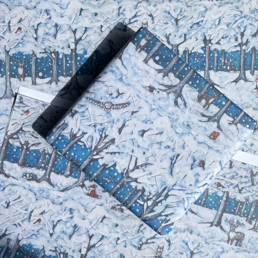 Wintertime Gift wrap bundle