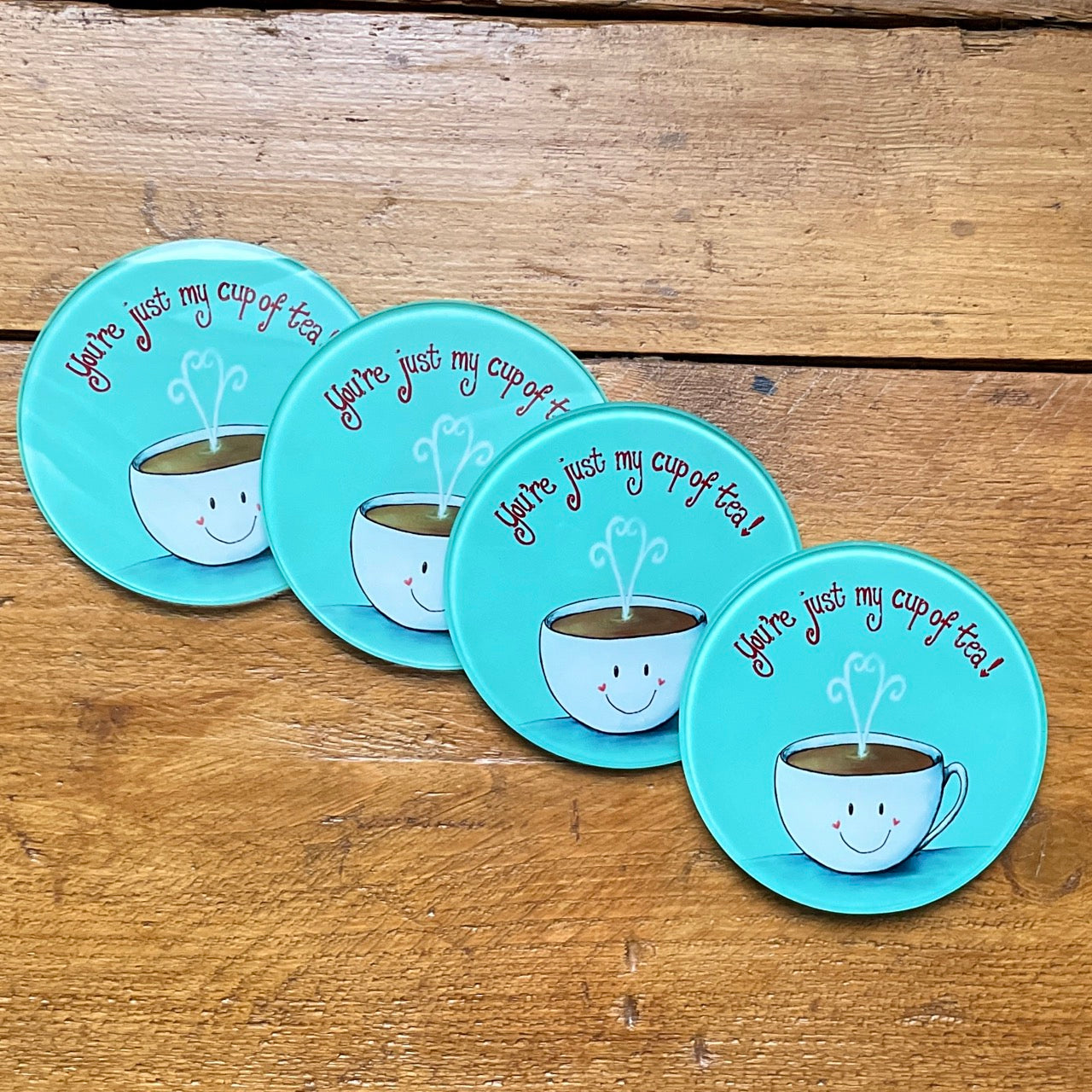 Just my cup of tea~ Glass Coaster