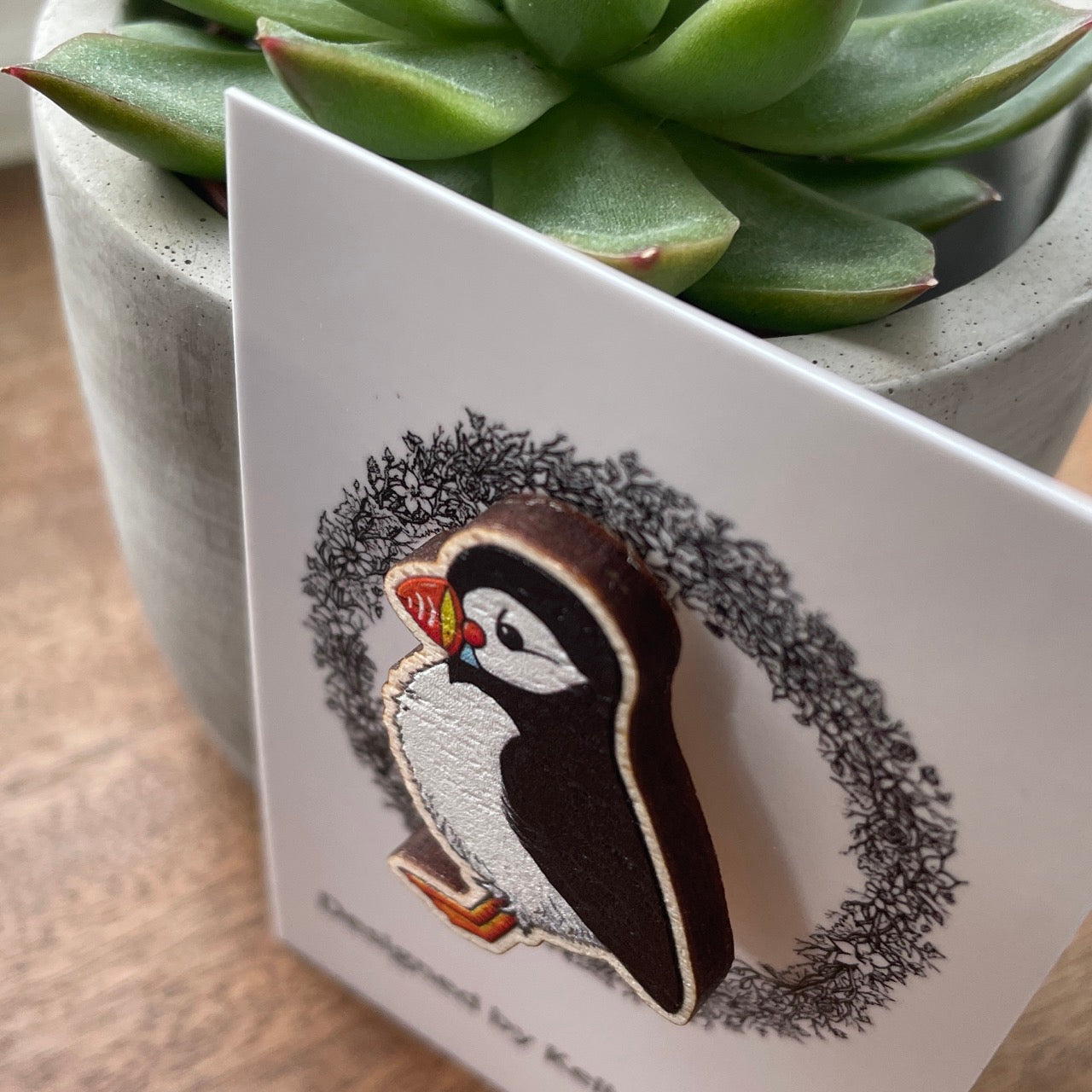Puffin~ Pin badge