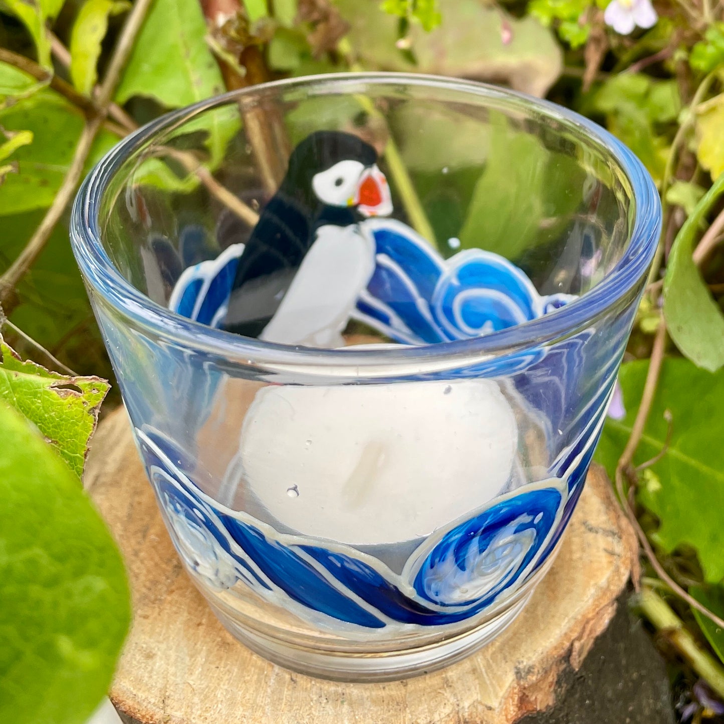Puffin~ Tealight candleholder
