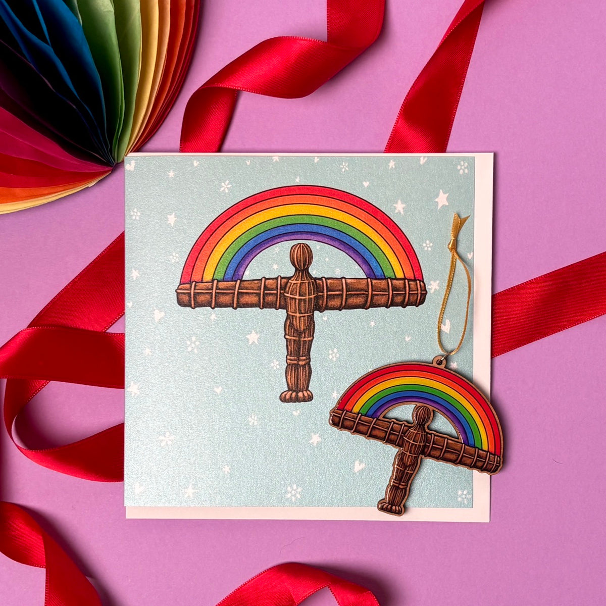 Rainbow Angel~ Matching Card & Decoration Bundle