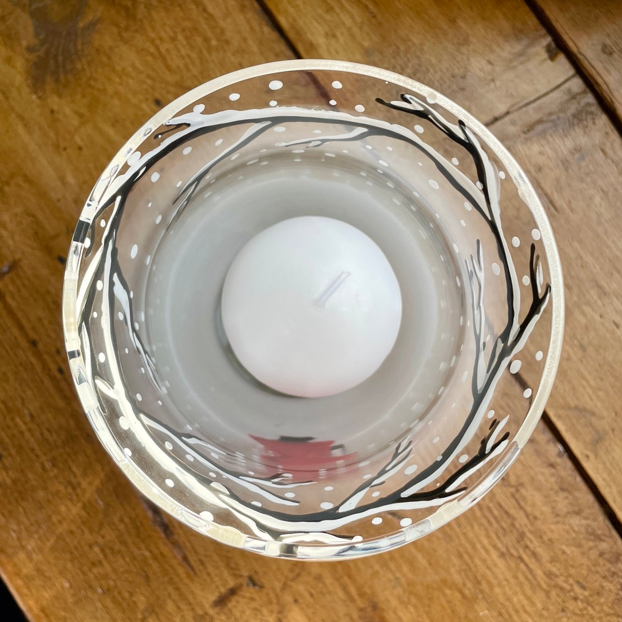 Redhood in snow~ Candleholder