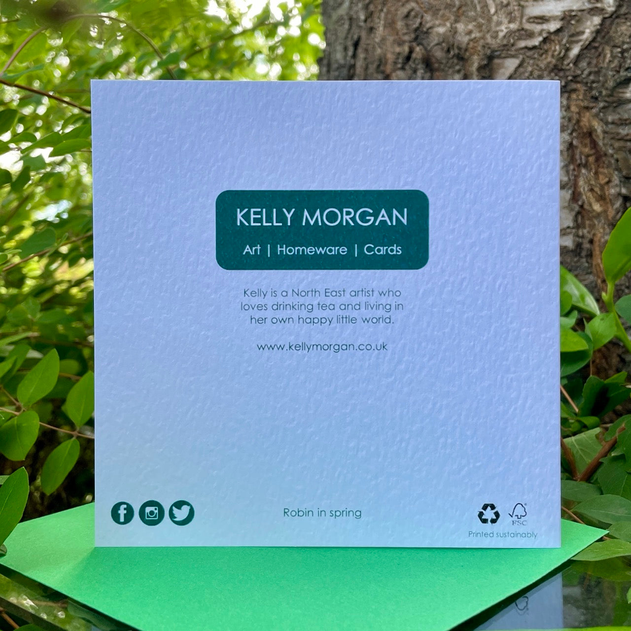 Card~Robin in Spring