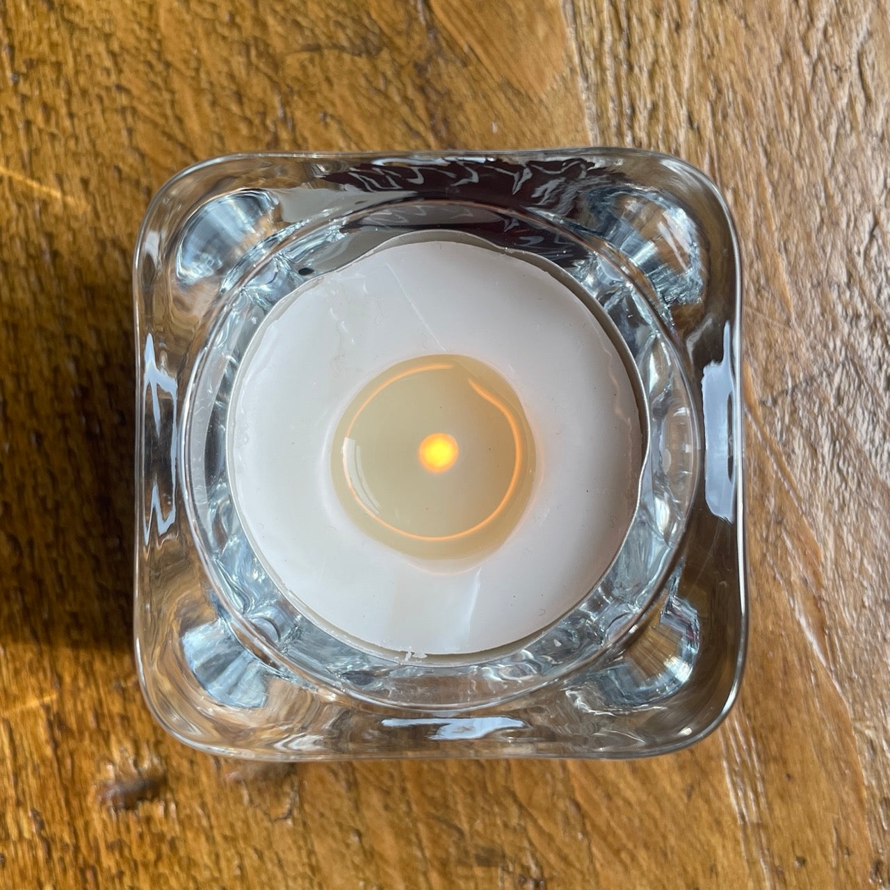 Hedgehog~ Square tealight candleholder