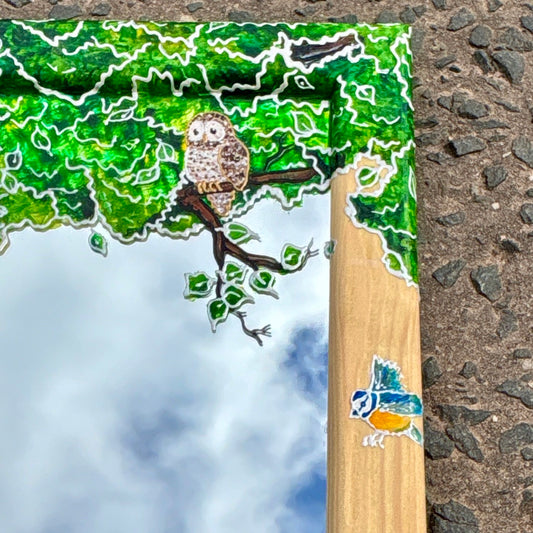 Summer Woodland ~ One of a kind mirror