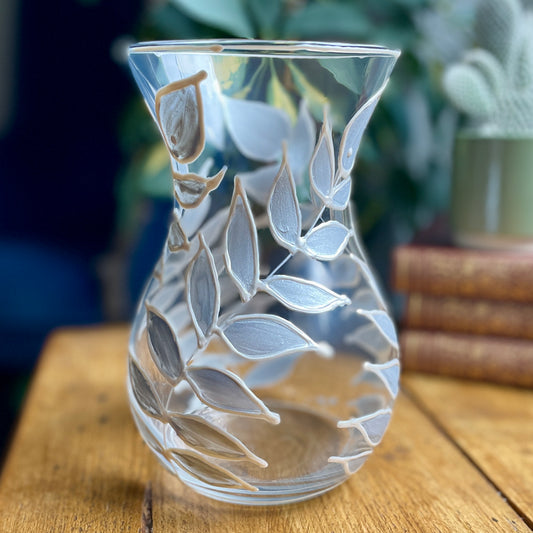 Silver leaves~ Vase