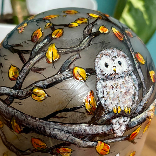 Woodland~ One of a kind light dome