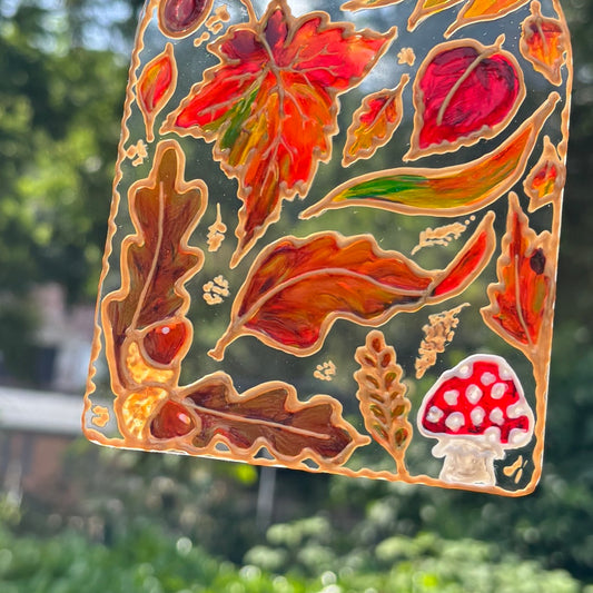 Autumnal~ Window suncatcher