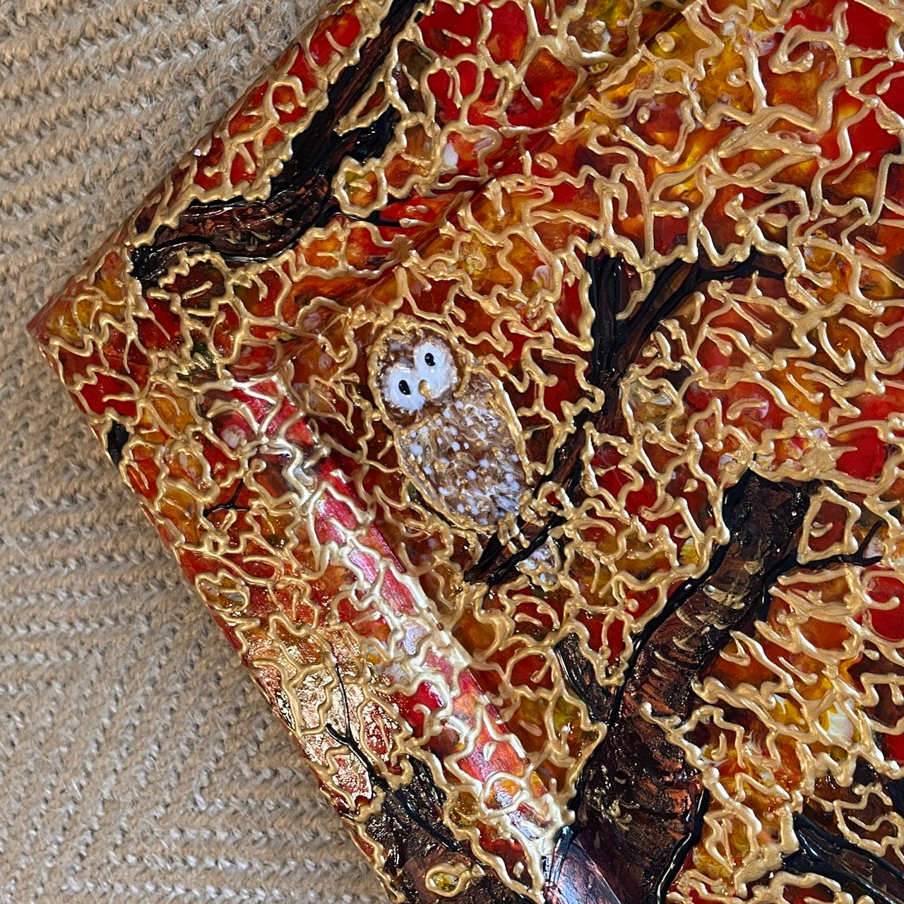 Autumnwood~ One of a kind mirror