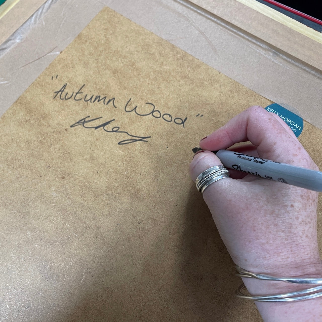 Autumnwood~ One of a kind mirror