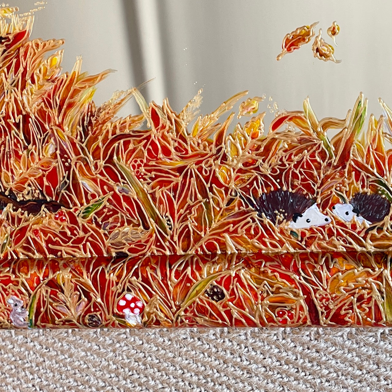 Autumnwood~ One of a kind mirror