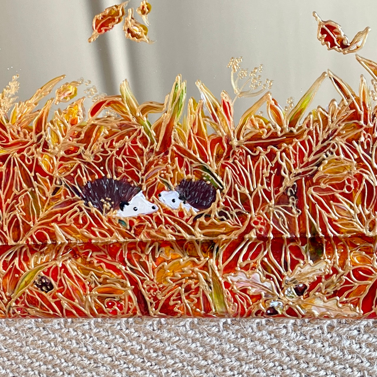 Autumnwood~ One of a kind mirror