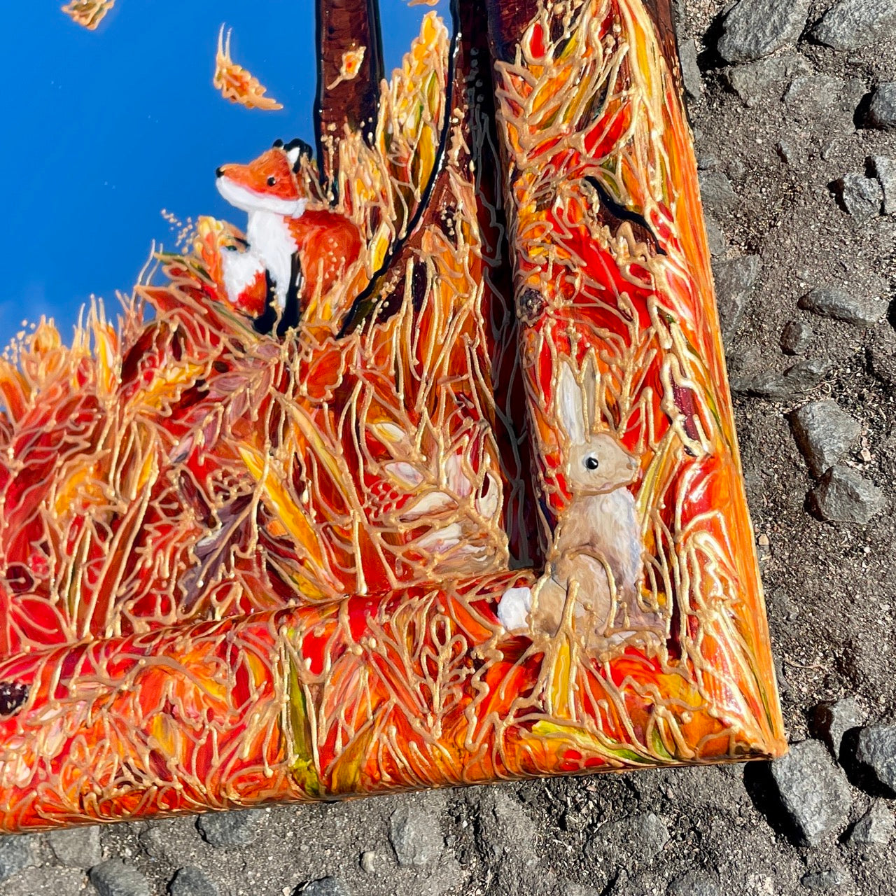 Autumnwood~ One of a kind mirror