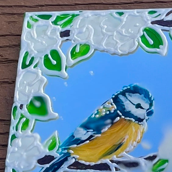 Bluetit garden~ Mirror