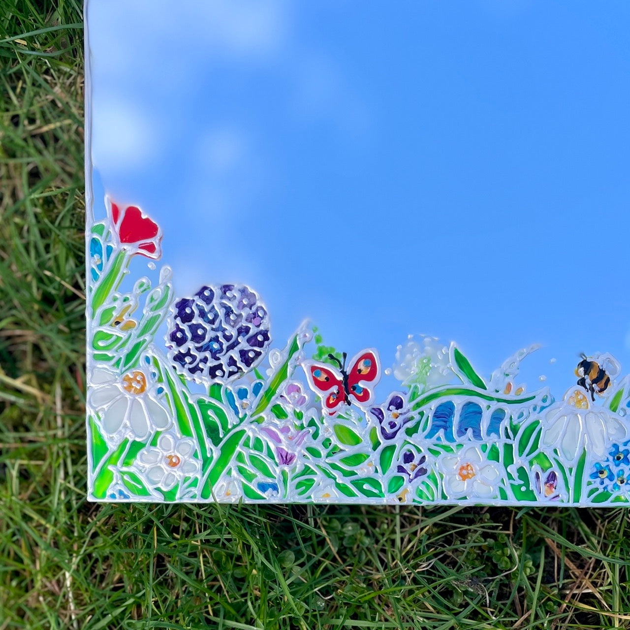 Bluetit garden~ Mirror