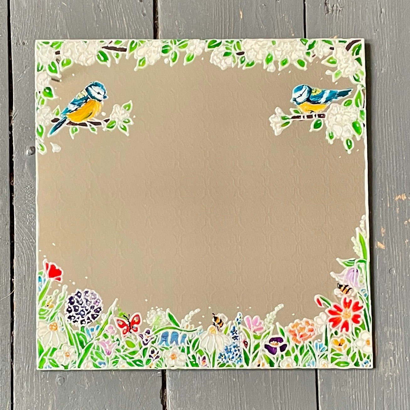 Bluetit garden~ Mirror