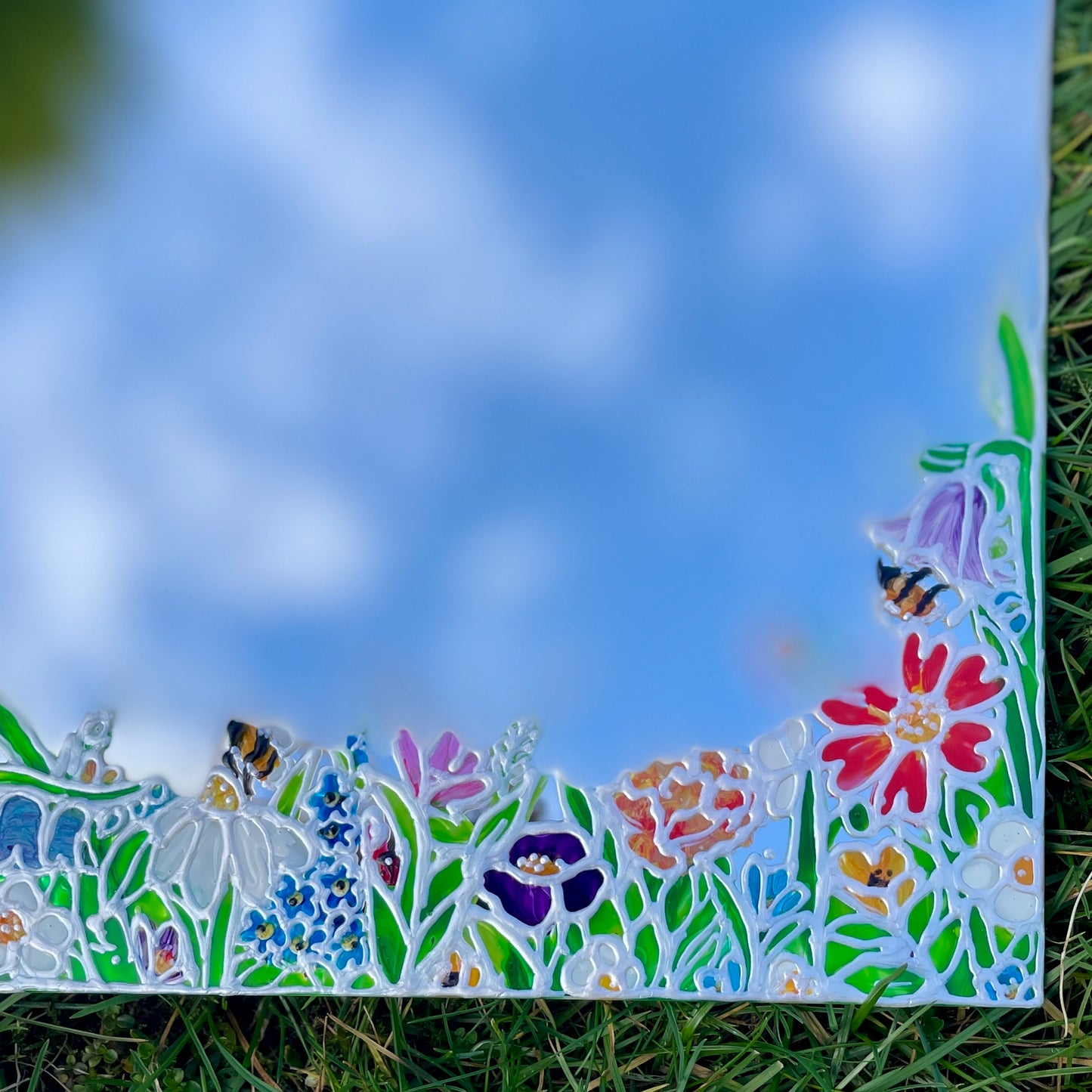 Bluetit garden~ Mirror