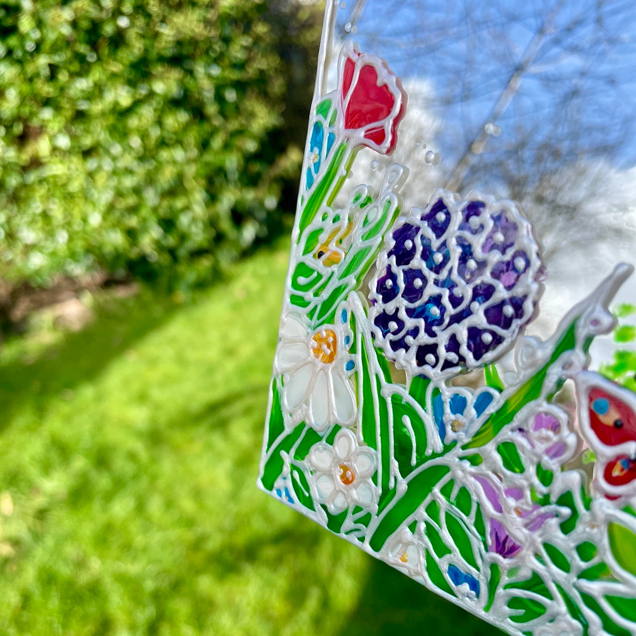 Bluetit garden~ Mirror