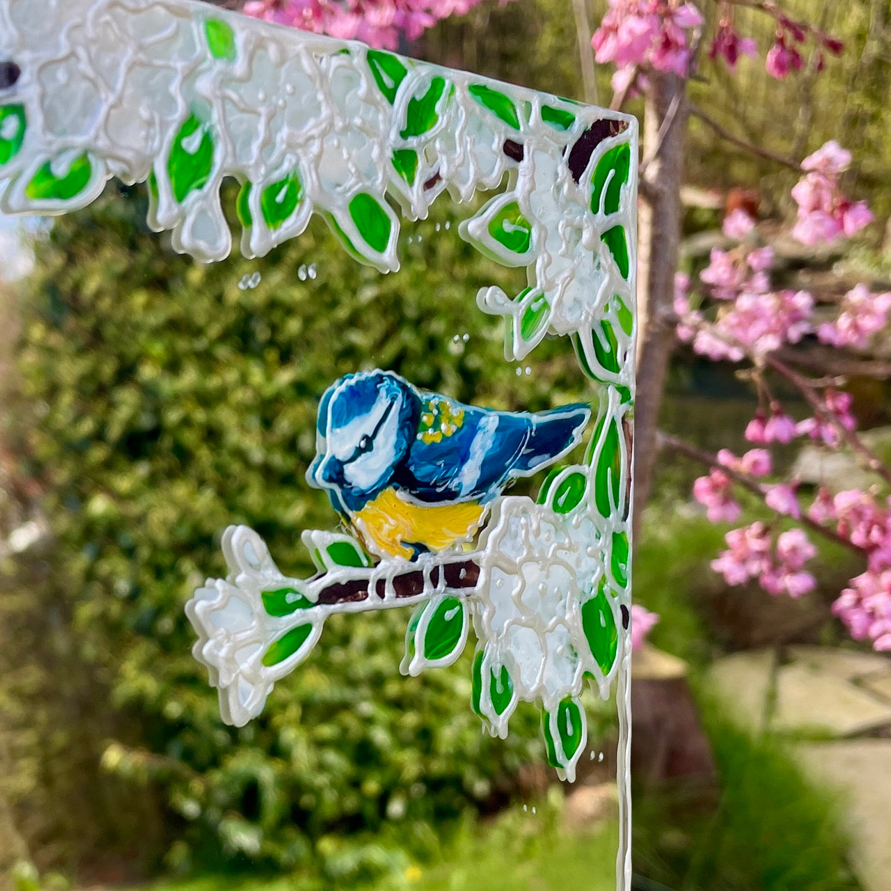 Bluetit garden~ Mirror