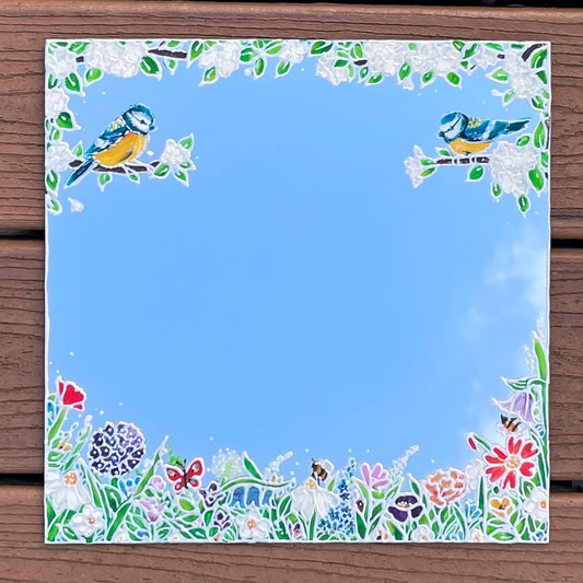 Bluetit garden~ Mirror