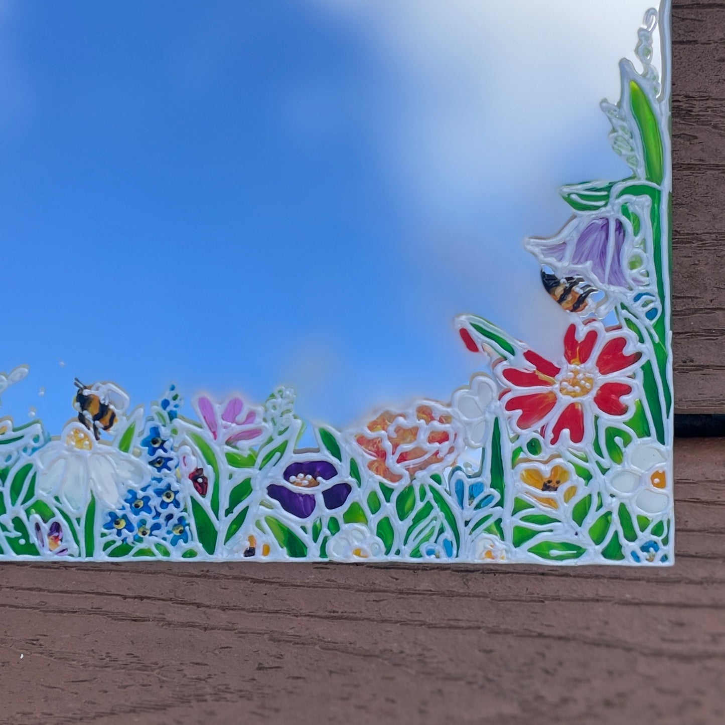 Bluetit garden~ Mirror