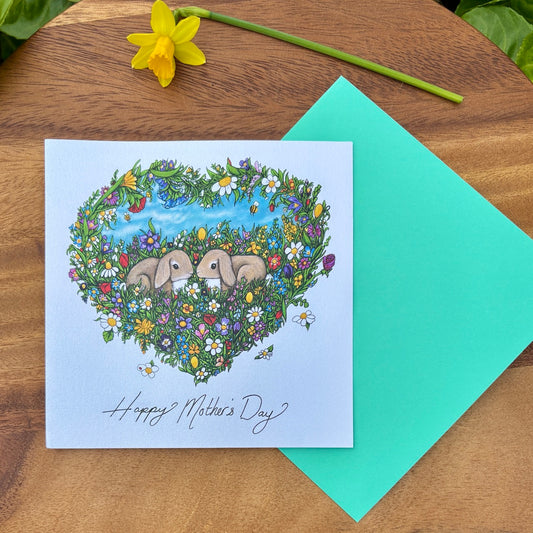 Card~ Bunny Love Mother's day