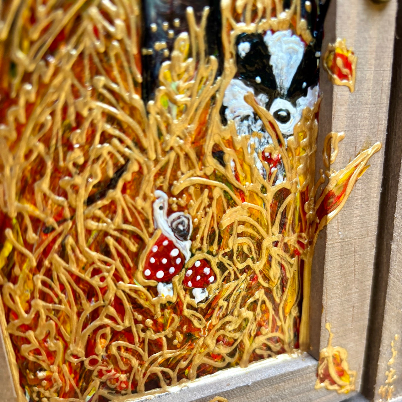 Autumntime~ One of a kind lantern