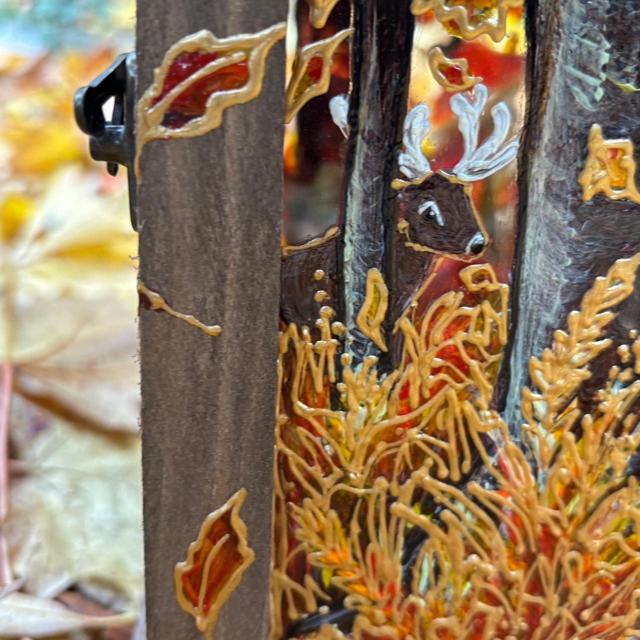 Autumntime~ One of a kind lantern