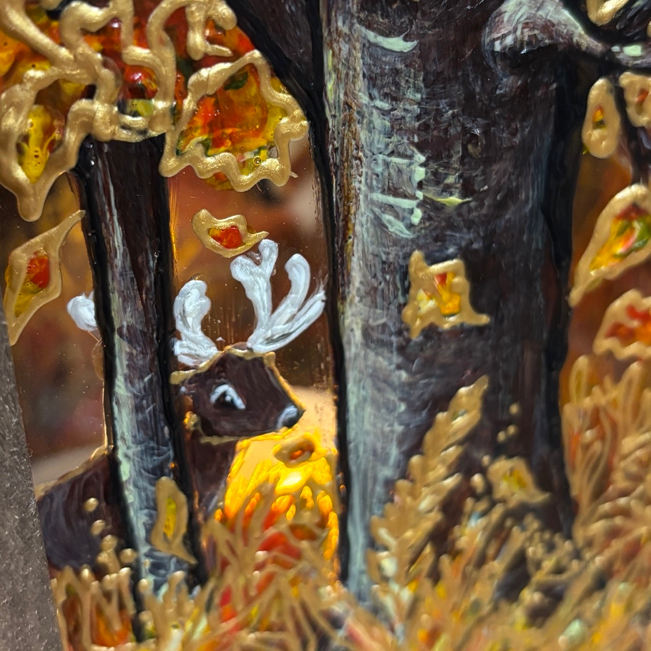 Autumntime~ One of a kind lantern
