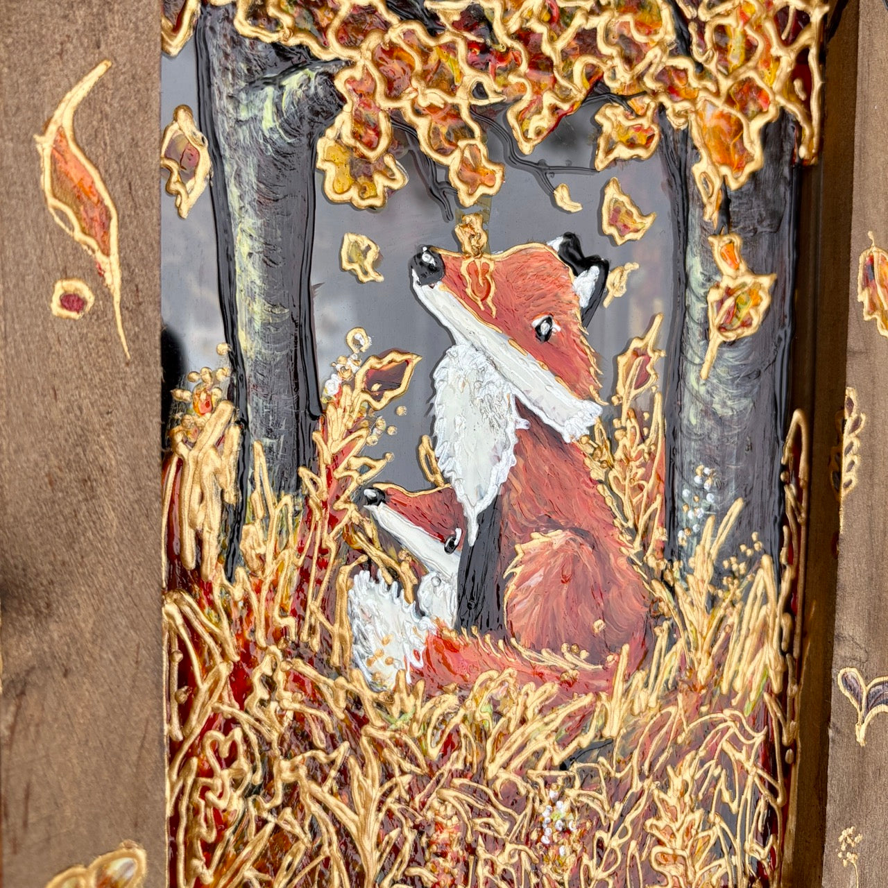 Autumntime~ One of a kind lantern