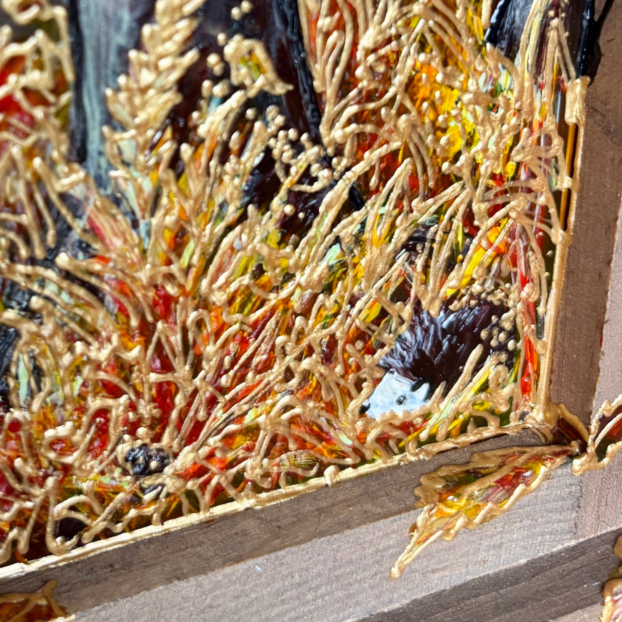 Autumntime~ One of a kind lantern