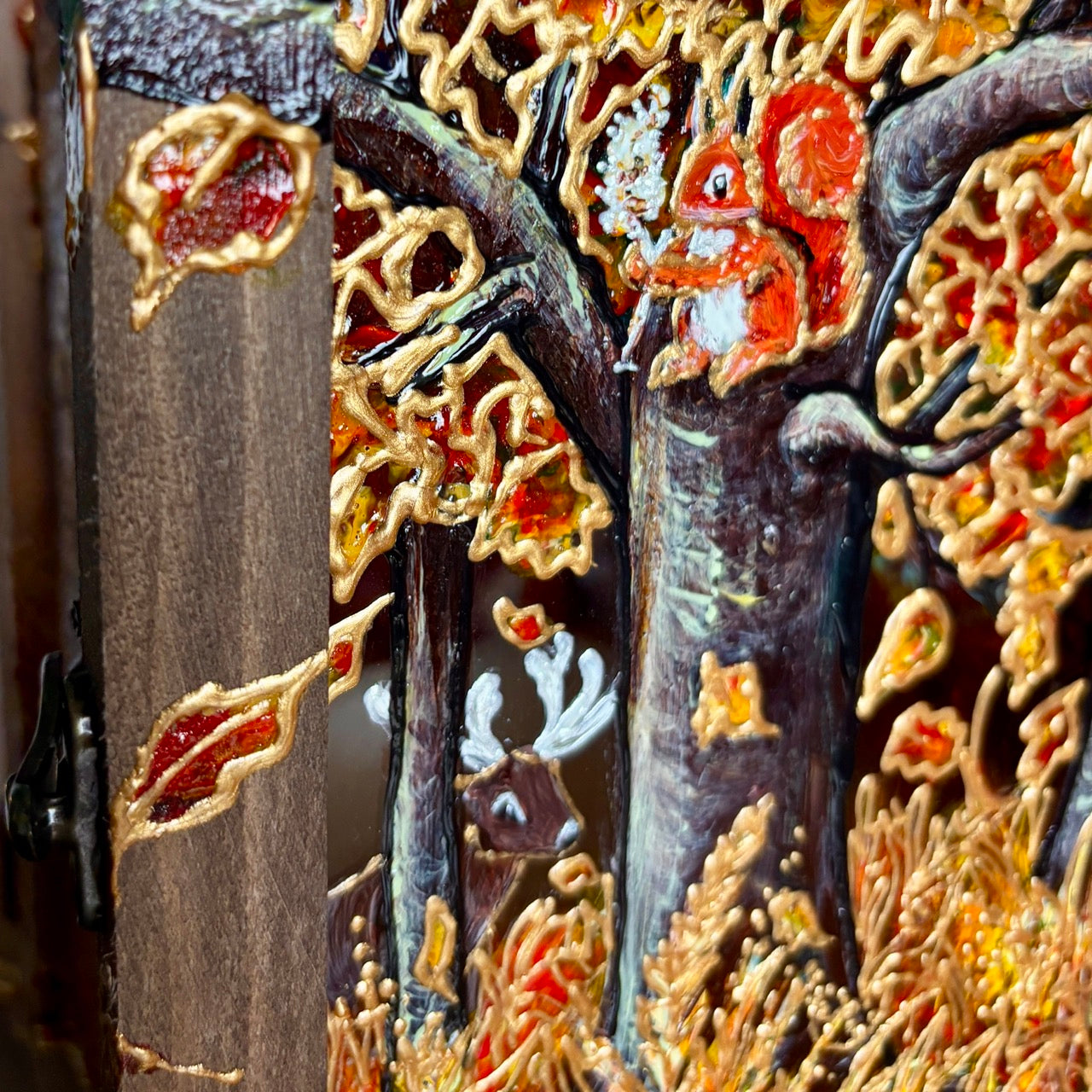 Autumntime~ One of a kind lantern