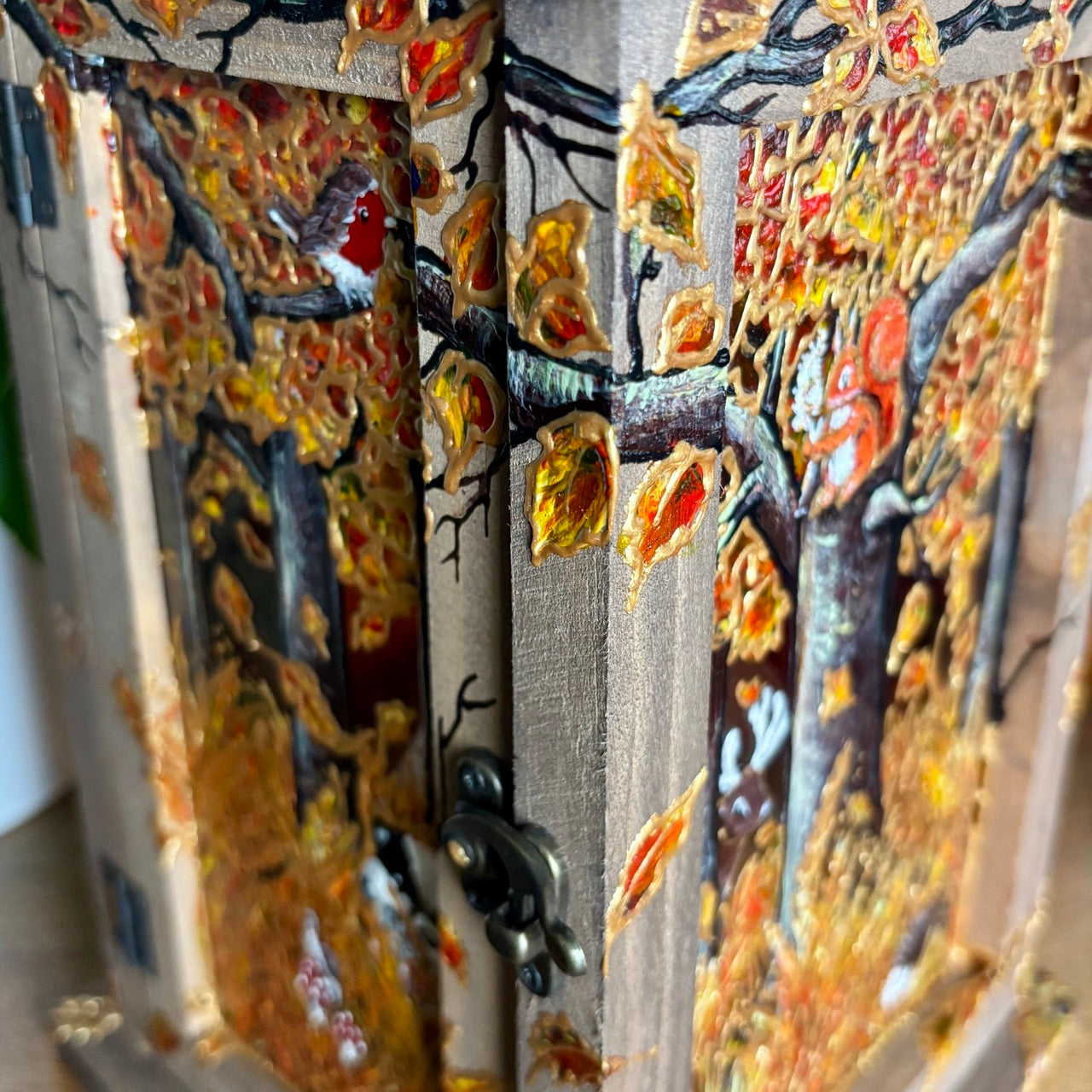 Autumntime~ One of a kind lantern