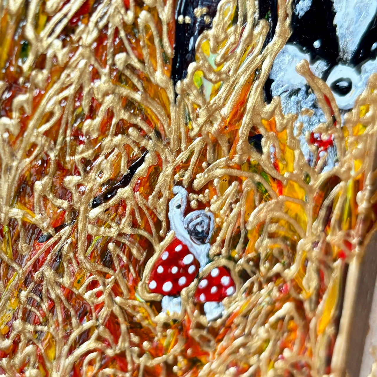 Autumntime~ One of a kind lantern
