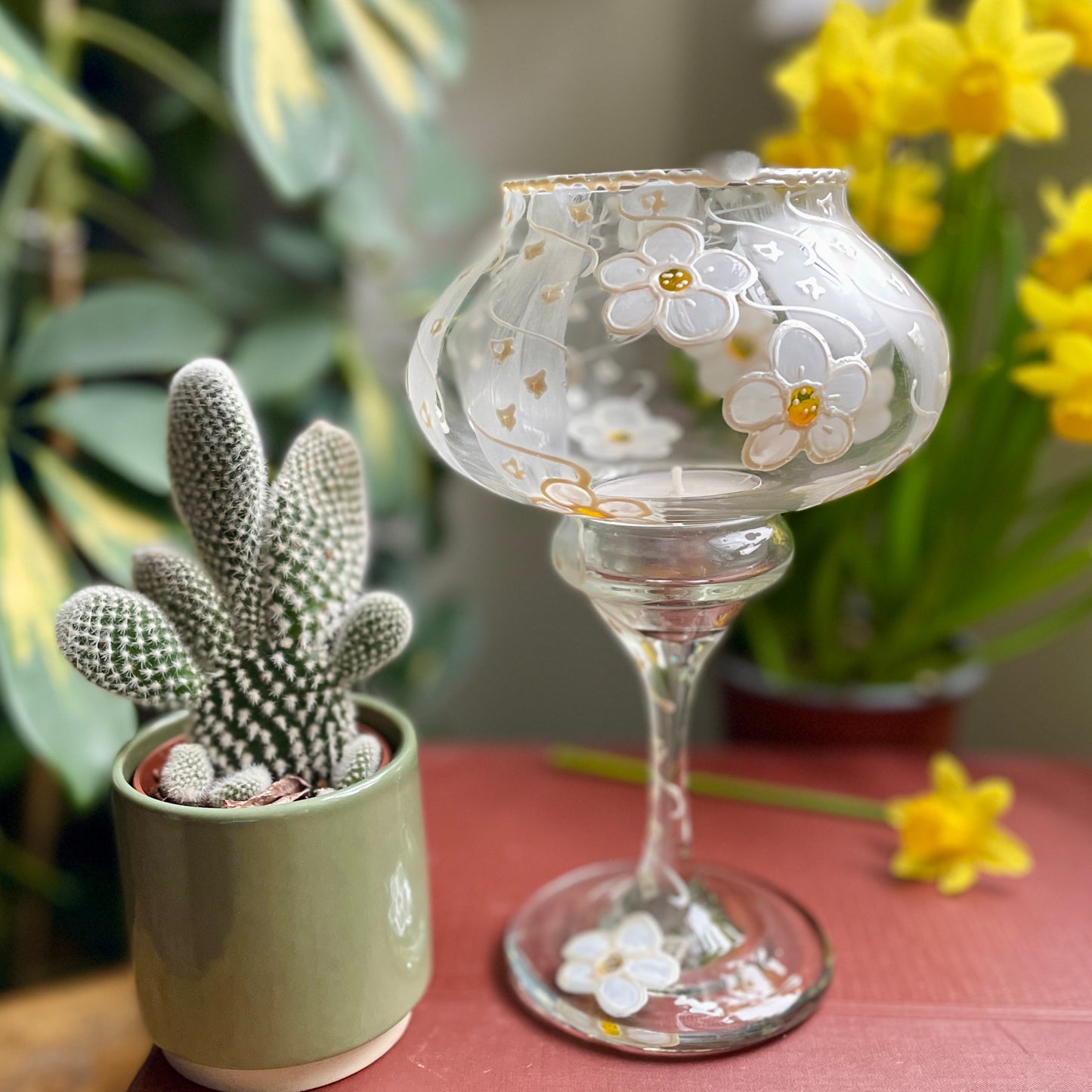Daisy~ Candleholder tall