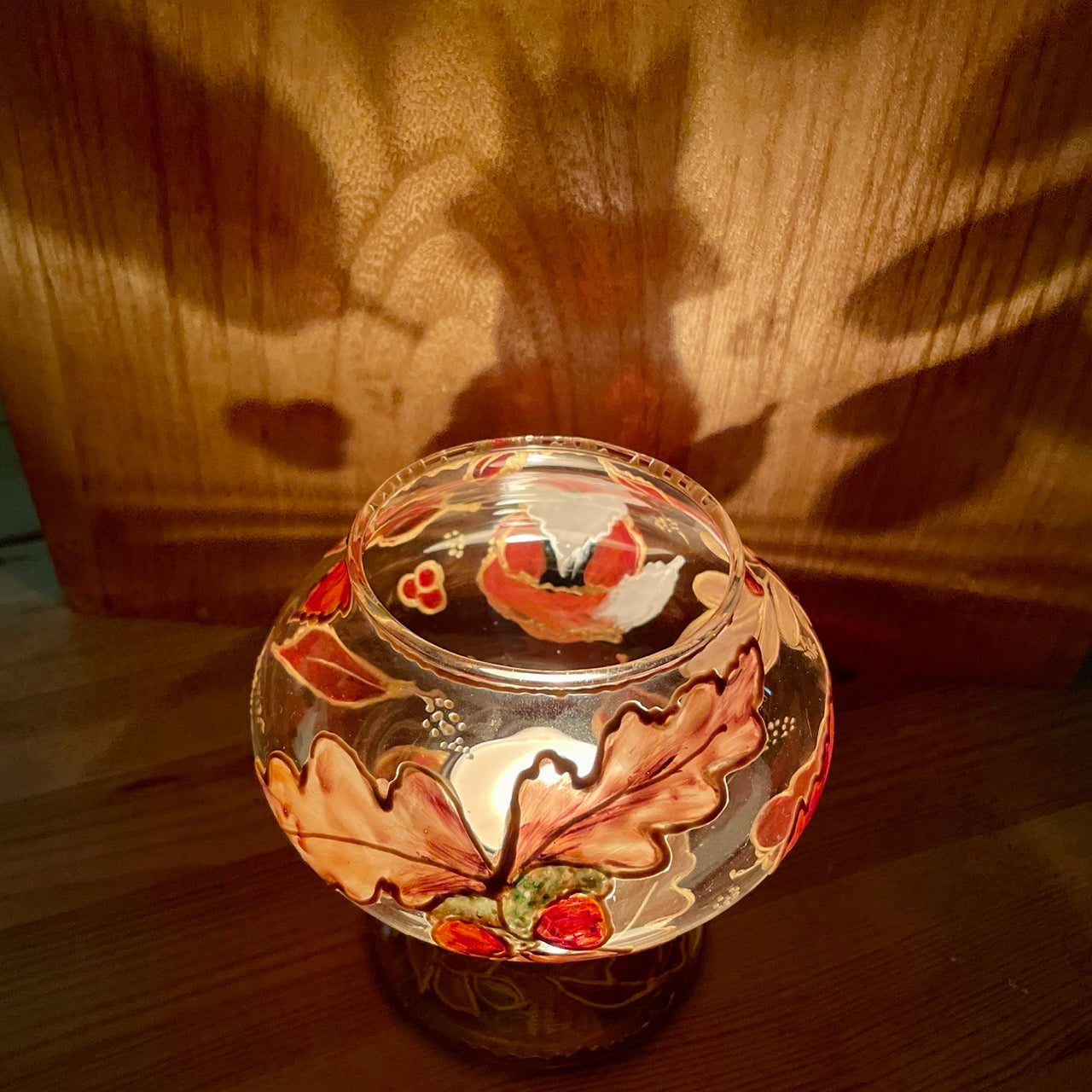 Fox in autumn~ Candleholder