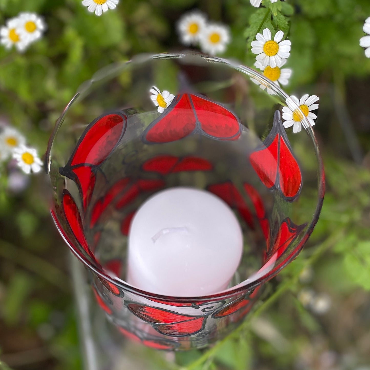 Red leaf~ Candleholder