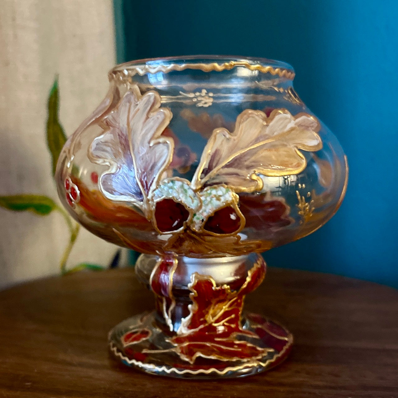 Squirrel in autumn~ Candleholder