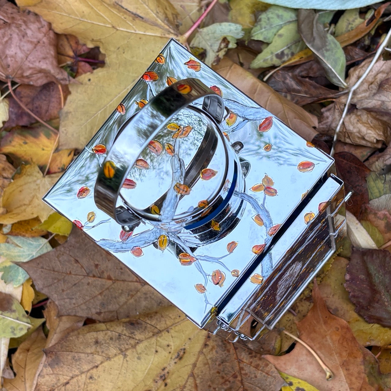 Starry night owl~ One of a kind lantern