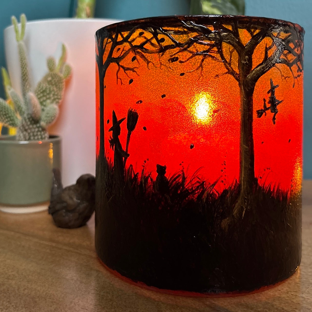 The Witching Hour~ One of a kind candleholder
