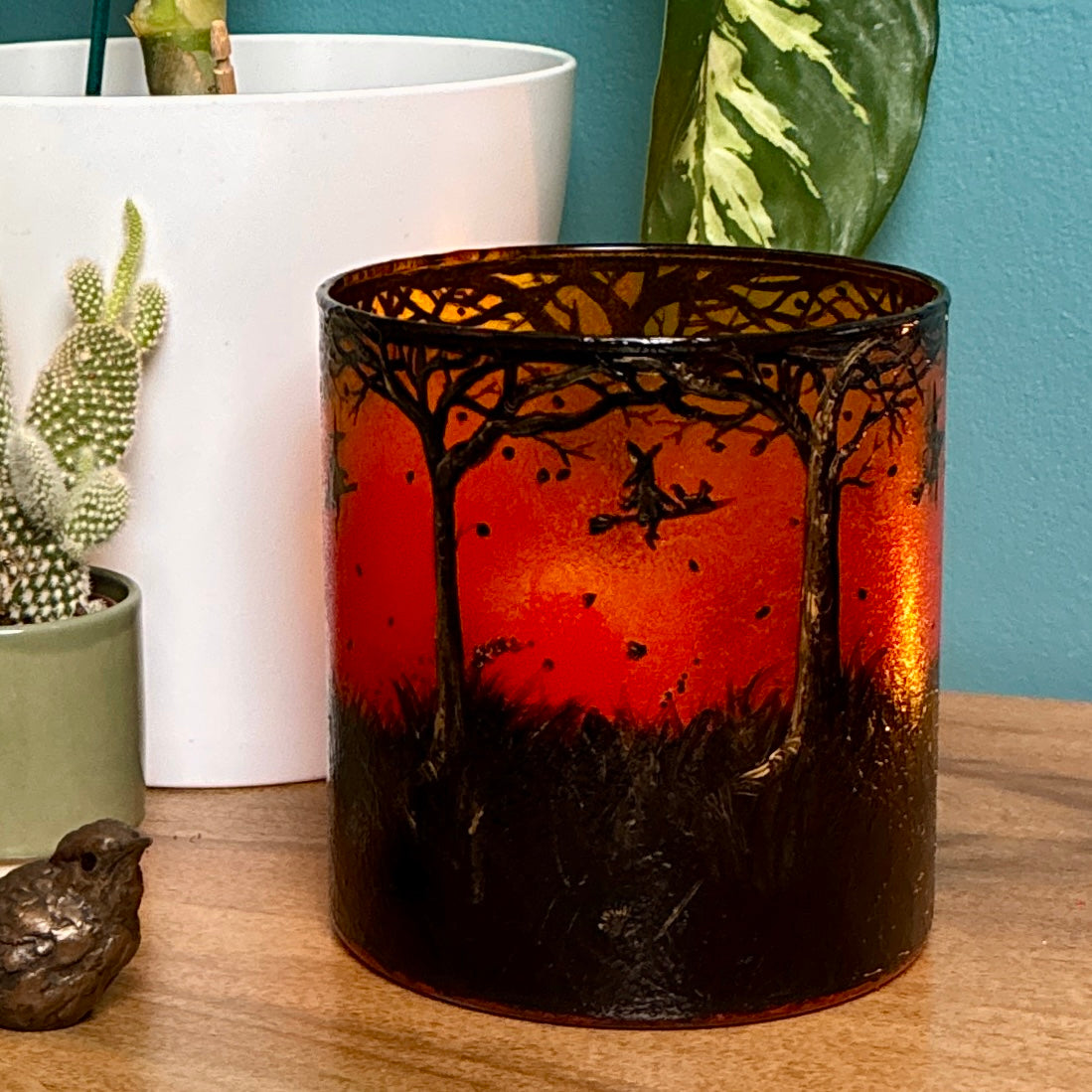 The Witching Hour~ One of a kind candleholder