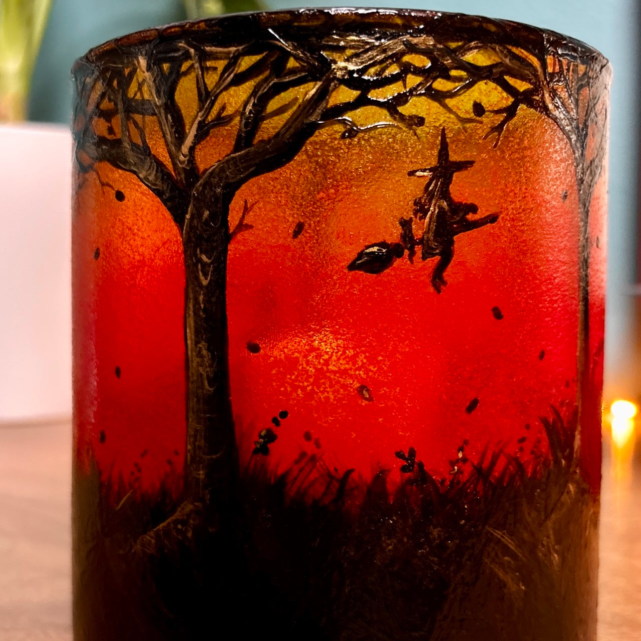 The Witching Hour~ One of a kind candleholder