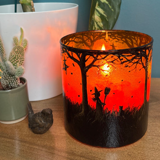 The Witching Hour~ One of a kind candleholder