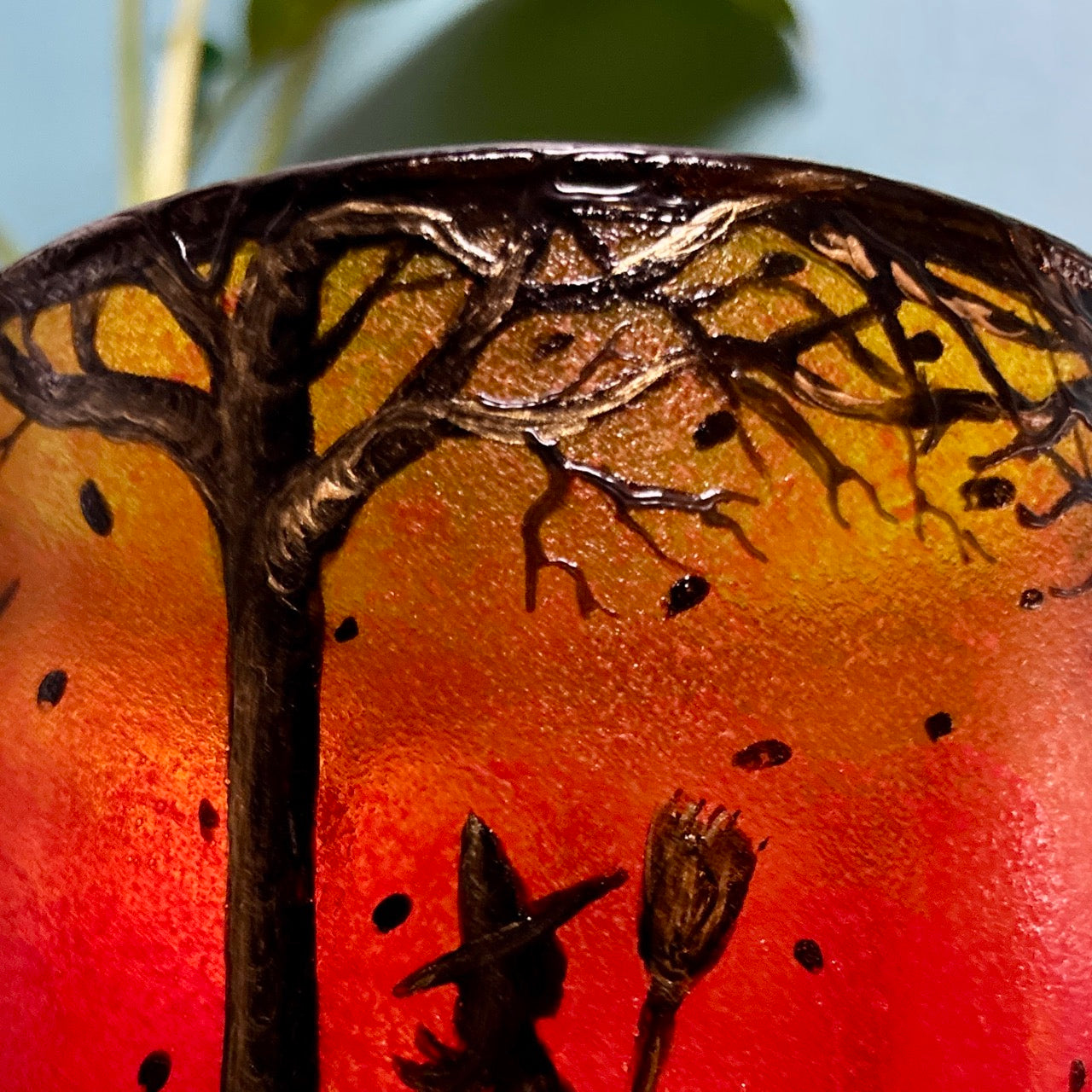 The Witching Hour~ One of a kind candleholder